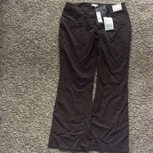New York & Co brown dress pants 14
